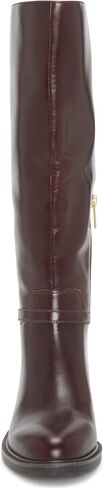 Vince Camuto Women's Adria Ankle Link Extra Wide Calf Knee High Riding Boot, Rich Mahogany, W 7 in Saudi Arabia