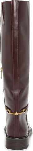 Vince Camuto Women's Adria Ankle Link Extra Wide Calf Knee High Riding Boot, Rich Mahogany, W 7 in Saudi Arabia