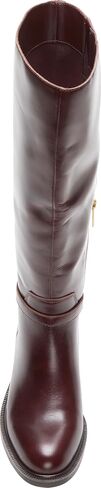 Vince Camuto Women's Adria Ankle Link Extra Wide Calf Knee High Riding Boot, Rich Mahogany, W 7 in Saudi Arabia