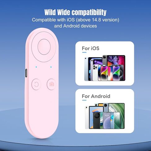 TikTok Scrolling Ring - Bluetooth Remote for iPhone with Air Mouse Control, Phone Remote Controller, Bluetooth Page Turner, Camera & Music Remote, YouTube & Instagram, iOS&Android, Black in Kuwait