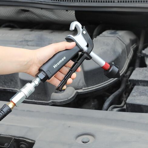 Hromee High Flow Air Blow Gun with 1/8-Inch Rubber Tip Set, Air Dust Gun Nozzle Compressor Accessories with 1/2-Inch Adapter in Saudi Arabia