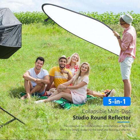 NEEWER Q300 300Ws 2.4G فلاش استوديو خارجي مع عاكسات ضوء 59 بوصة × 79 بوصة / 150 × 200 سم، مشغل لاسلكي مدمج Q، بطارية ليثيوم أيون بقوة 7800 مللي أمبير في الساعة تعمل بضوء ستروب للتصوير الفوتوغرافي اللاسلكي in Kuwait