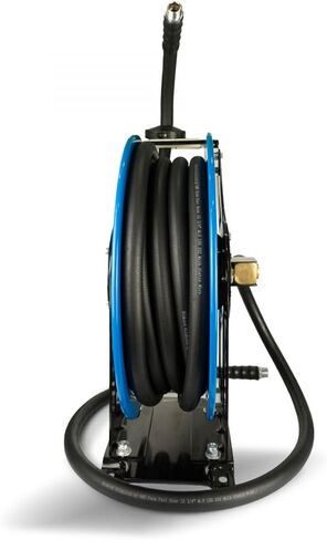 OilShield OSFHR3450 خرطوم نقل الوقود المطاطي بكرة ذراع واحدة شديدة التحمل 3/4 بوصة × 50 بوصة - مقاومة للالتواء 2X - سلك ثابت - مرن للطقس البارد - مقاوم للزيت in Kuwait