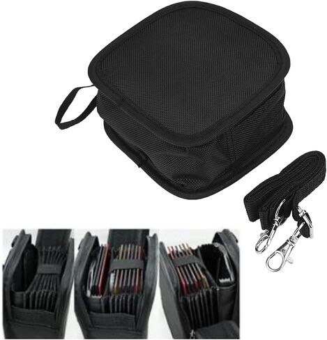 Nylon 9 Slots Filter Bag Shoulder Strap, Compact and Spacious Camera Accessory Pouch Tools in Saudi Arabia