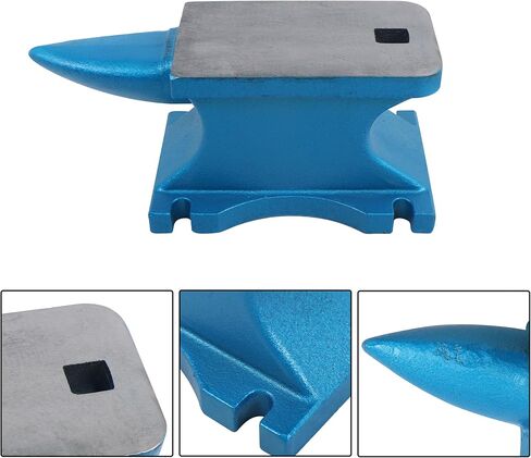Thomletha 44Lbs Single Horn Iron Anvil Large Countertop Cast Iron Anvil for Shaping, Hammering, and Straightening Workpieces in Saudi Arabia