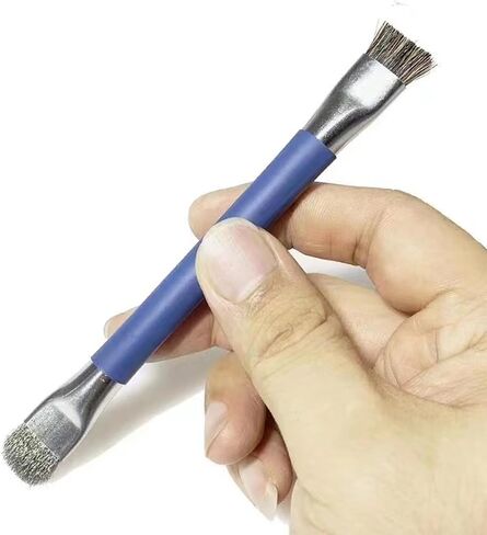 Small Cleaning Brush - Double-Head Anti-Static Precision Duster - Laptop Keyboard Cleaner - for Cleaning Computer, PC, Laptop, Electronics, Piano, Machine, Controller, Parts in Saudi Arabia