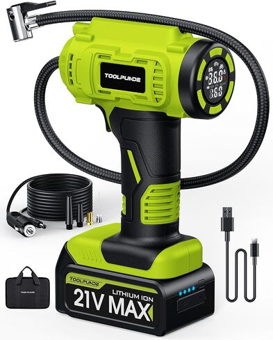 Tire inflator Portable Air Compressor Battery Powered Cordless Air Pump for Car Tire in Saudi Arabia