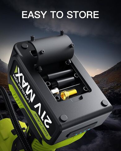 Tire inflator Portable Air Compressor Battery Powered Cordless Air Pump for Car Tire in Saudi Arabia