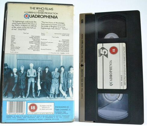 Quadrophenia VHS in Saudi Arabia