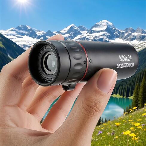 24X Monocular Telescope, High Power Prism Compact Monoculars, HD Monocular Scope for Hiking Concert Travelling in Saudi Arabia