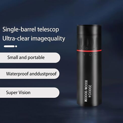 24X Monocular Telescope, High Power Prism Compact Monoculars, HD Monocular Scope for Hiking Concert Travelling in Saudi Arabia