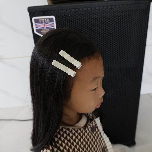24PCS Fully Lined Hair Clips in Fringe Bangs for Baby Girls Women Cotton Linen Alligator Hair Barrettes Clips Toddler Kids Mom Hair Accessories (Velvet 24 PCS) in Saudi Arabia