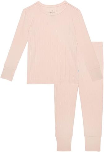 Solid Ribbed - Sandy Blush - Classic Pajama Set - 7-8 years in Saudi Arabia