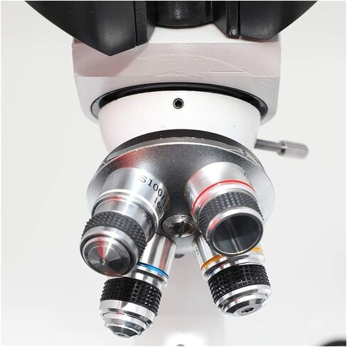 X-S-P100S-M Biological Microscope, 40X-1600X Magnification, LED Light, Trinocular Head, WF10X Eyepiece for School & Home Education in Saudi Arabia