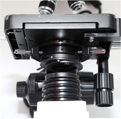 X-S-P100S-M Biological Microscope, 40X-1600X Magnification, LED Light, Trinocular Head, WF10X Eyepiece for School & Home Education in Saudi Arabia