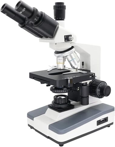 مجموعة ملحقات المجهر 40X-1600X مجهر ثلاثي العينيات مع شرائح المجهر المرحلة الميكانيكية ذات طبقتين in Saudi Arabia