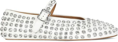 MICIFA Rhinestone Ballet Flats for Women, Crystals Ballerina Shoes Buckle Strap Mary Jane Flats Round Toe Casual Dress Shoes in Saudi Arabia