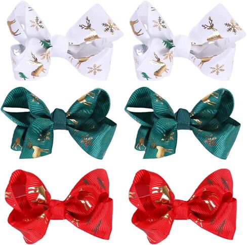 3 Inch Hair Bows for Girls Alligator Clips Grosgrain Ribbon Solid Color Hair Accessories for Little Teen Toddler Girls Kids (Navy) in Saudi Arabia