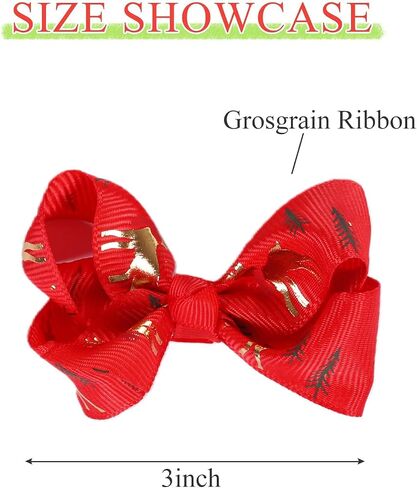 3 Inch Hair Bows for Girls Alligator Clips Grosgrain Ribbon Solid Color Hair Accessories for Little Teen Toddler Girls Kids (Navy) in Saudi Arabia