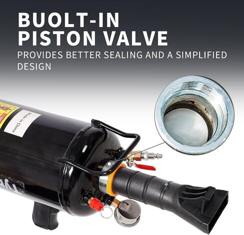 Tire Bead Seater, 12L/3.2 Gallon Air Tire Bead Blaster, 116 PSI Portable Tire Inflator, Handheld Bead Bazooka, Build-in Piston Valve in Saudi Arabia
