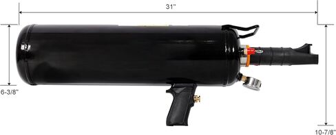 Tire Bead Seater, 12L/3.2 Gallon Air Tire Bead Blaster, 116 PSI Portable Tire Inflator, Handheld Bead Bazooka, Build-in Piston Valve in Saudi Arabia