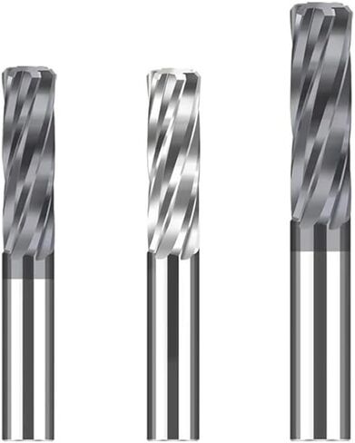 1 قطعة 7.1-8.0 مللي متر آلة كربيد دوامة مخرطة المعادن القاطع 6 المزامير CNC موسعات أدوات القطع المغلفة الصلب (غير المطلي 7.3X30X60L) in Kuwait