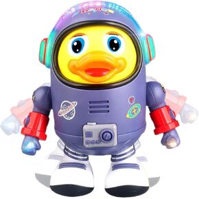 لعبة البطة الراقصة الفضائية، لعبة البطة الموسيقية الراقصة التفاعلية، روبوت المشي على شكل بطة الطفل، لعبة البطة الراقصة الكهربائية، ألعاب موسيقية للأطفال، ألعاب البطة الغنائية اللطيفة مع أضواء LED للموسيقى in Kuwait
