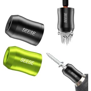 2 Pcs Strong Magnetic Screw Ring, 1/4 Inch/ 6.35 mm Universal Magnetic Screw Ring Bit for Hex Screwdriver and Power Bits in Kuwait