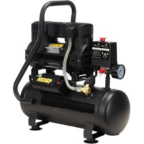 Air Compressor, 2.0 Gallon, 1.0 HP Oil Free, Max 115 PSI, 65dB Ultra Quiet, for Auto Repair, Tire Inflation, Spray Painting, Woodwork Nailing in Kuwait
