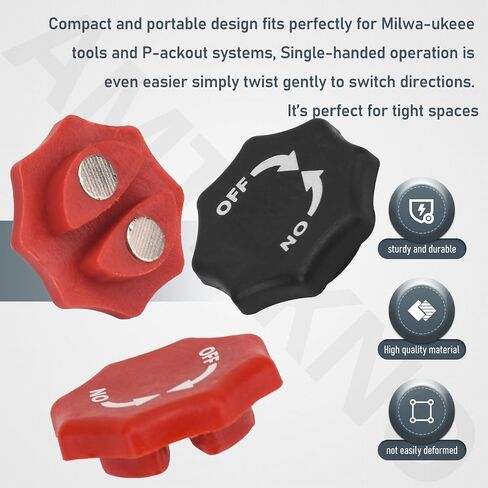 Upgrade Magnetic Ratchet Switch for Milwaukee M12 2456-20, 2457-20 & Most 3/8" Cordless Ratchets, Perfect for Toolboxes, Multiple Ratchets and Backups – Magnetic Twist Button Tool/Secure Tool Mount in Saudi Arabia
