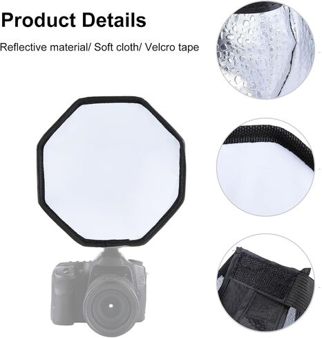 Flash Diffuser for Speedlight,Macro Photography Flash Diffuser - Speedlight Octagonal, Light for Dish- in Kuwait