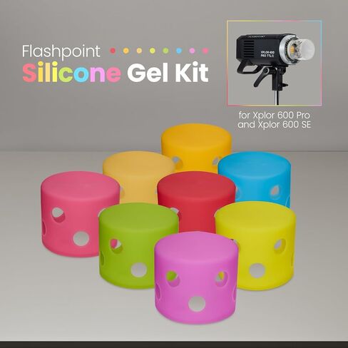 Flashpoint Silicone Gel Kit for XPLOR 600 Pro and XPLOR 600 SE Monolights in Saudi Arabia