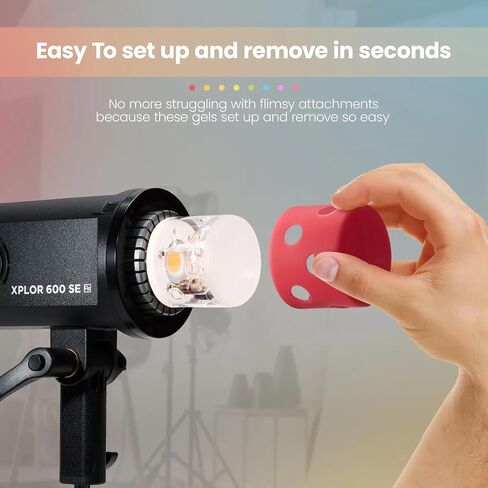 Flashpoint Silicone Gel Kit for XPLOR 600 Pro and XPLOR 600 SE Monolights in Saudi Arabia