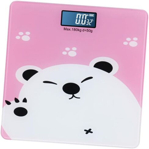 UPKOCH Multifunctional Digital Weight Scale with High Precision Sensor for Adults and Pets Up to Pink Electronic Scale with LCD Screen and Indoor Temperature Display in Saudi Arabia