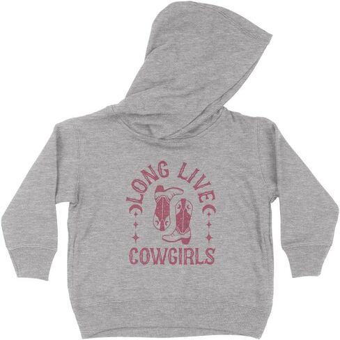 Pink Long Live Cowgirls Kids Hoodie Sweatshirt Toddler in Saudi Arabia