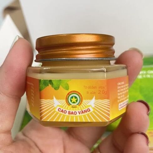 Golden Star Balm 20 Grams Large Jar - Cao Sao Vang 20 Grams in Saudi Arabia