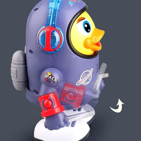 لعبة البطة الراقصة الفضائية، لعبة البطة الموسيقية الراقصة التفاعلية، روبوت المشي على شكل بطة الطفل، لعبة البطة الراقصة الكهربائية، ألعاب موسيقية للأطفال، ألعاب البطة الغنائية اللطيفة مع أضواء LED للموسيقى in Kuwait