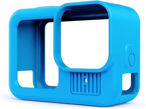 for GoPro HERO13 Black PULUZ Silicone Protective Case Cover with Wrist Strap & Lens Cover (Black) in Saudi Arabia