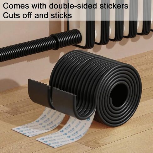Proof Edge Corner Protector, 2pcs 78.7in/200cm Furniture Safety Bumpers Guard Padding, Soft NBR Rubber Foam Adhesive Cushion, Fireplace Cabinets Table Desk Edges & Sharp Corners (Beige) in Kuwait