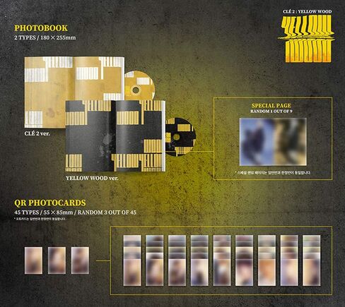 STRAYKIDS SKZ - [Cle 2 : Yellow Wood] Special Album (Yellow Wood Version) CD-R+Photobook+QR Photocards in Saudi Arabia