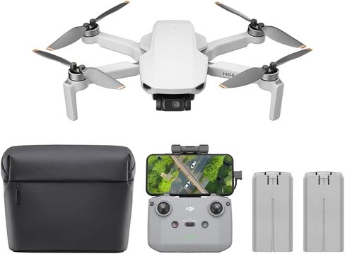 كاميرا DJI Mini 2 SE بدون طيار كوادكوبتر مع وحدة تحكم عن بعد RC-N1، فيديو QHD، ناقل حركة 10 كم، أقل من 249 جرام، العودة إلى المنزل، حزمة اللقطات الاحترافية التلقائية مع حقيبة ظهر Deco Gear + الملحقات in Kuwait