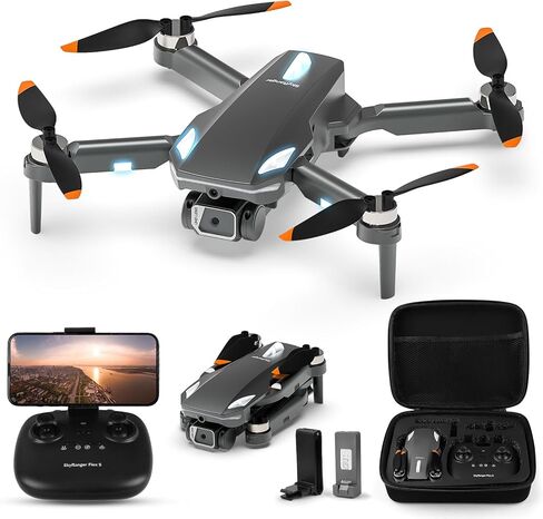 بدون طيار مع الكاميرا 1080p ، RC Quadcopter طيار طيار طيار طي قابلة للطي للمبتدئين ، واحد مباري واحد/ارتفاع/إيماءات صورة شخصية ، هدايا ألعاب بارد للأولاد والرجال (أبيض) in Saudi Arabia