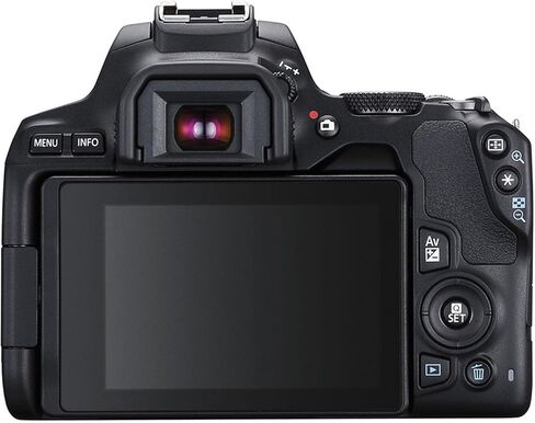 كاميرا Canon EOS Rebel SL3 DSLR مع EF-S 18-55mm f/4-5.6 هي STM وعدسة تكبير تليفوتوغرافي عالية الدقة 420-800 مم f/8.3 + ذاكرة 64 جيجابايت + مرشحات + حامل ثلاثي القوائم + المزيد (حزمة 36 قطعة) (متجددة) in Saudi Arabia