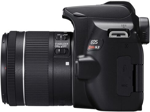 كاميرا Canon EOS Rebel SL3 DSLR مع EF-S 18-55mm f/4-5.6 هي STM وعدسة تكبير تليفوتوغرافي عالية الدقة 420-800 مم f/8.3 + ذاكرة 64 جيجابايت + مرشحات + حامل ثلاثي القوائم + المزيد (حزمة 36 قطعة) (متجددة) in Saudi Arabia