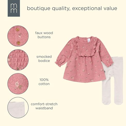 MODERNMOMENTS Baby Girls' Dress and Tights Set in Saudi Arabia