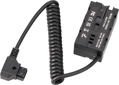 Hersmay Dual NP-F970 Dummy Battery D-TAP to NP-F550/750/970 Dummy Battery for Synchronous Power Atomos Ninja Shinobi Monitor Video Transmitter LED Light,USB Type-C PD in Out in Saudi Arabia