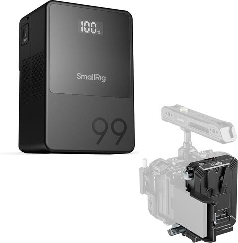 بطارية SMALLRIG V Mount VB99 + طقم لوحة البطارية المطورة على شكل V in Saudi Arabia