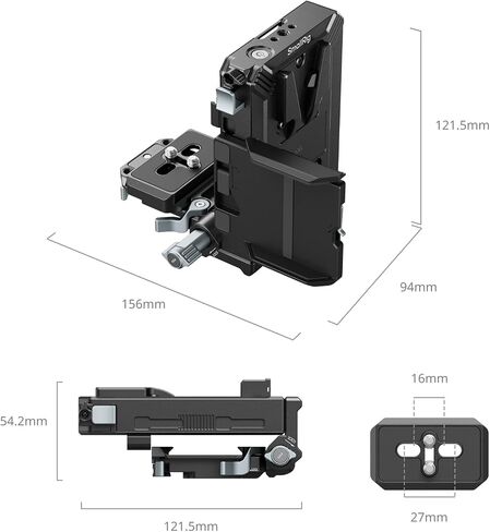 بطارية SMALLRIG V Mount VB99 + طقم لوحة البطارية المطورة على شكل V in Saudi Arabia