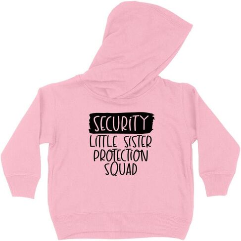 Security Little Sister Protection Squad Kids Hoodie Sweatshirt Toddler in Saudi Arabia