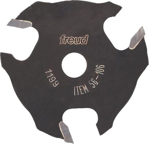 Freud 9/16"" depth x 3/32"" Slot Three Wing Slotting Cutter (56-106)", multi in Saudi Arabia